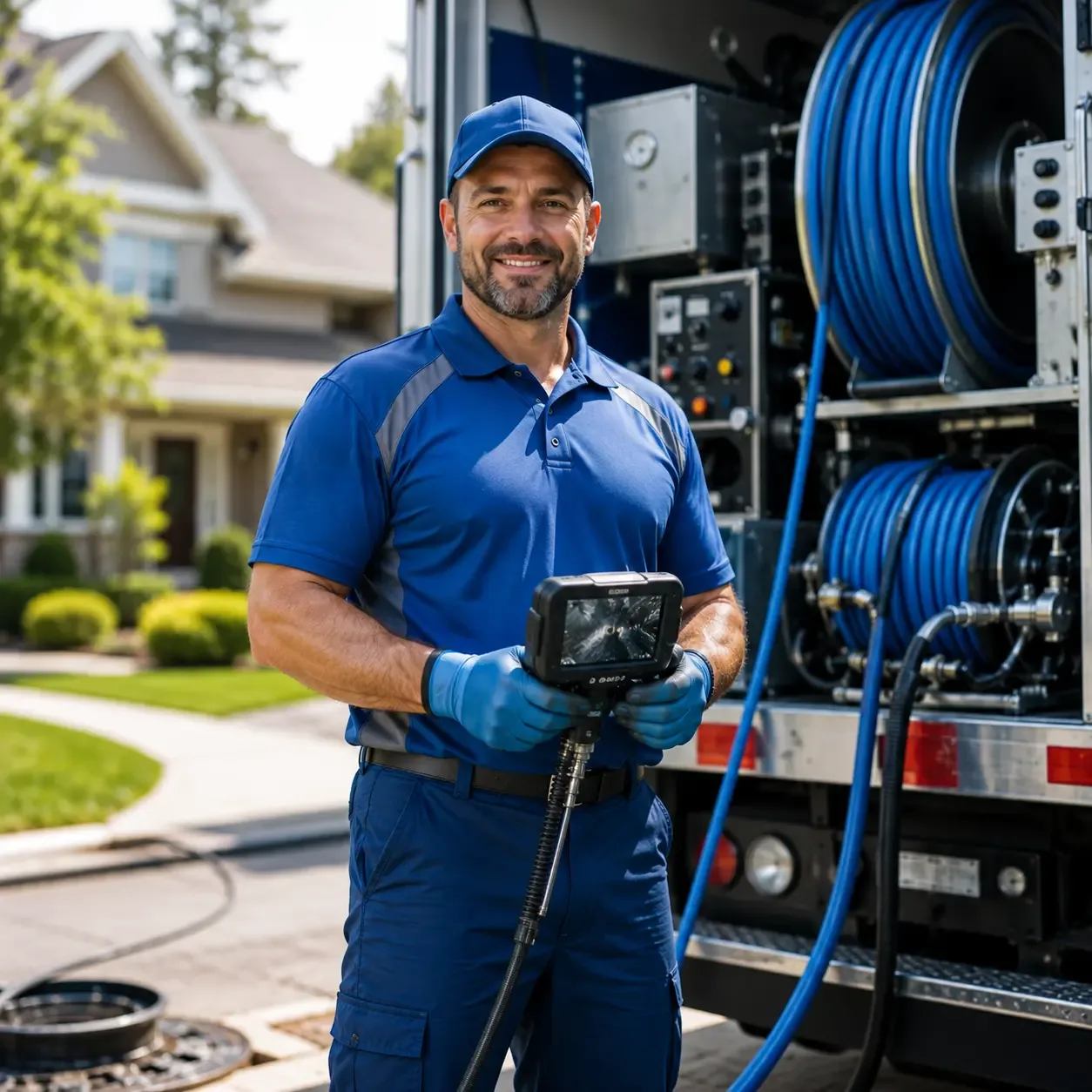 Local outdoor drain cleaning specialists in Fraser, MI